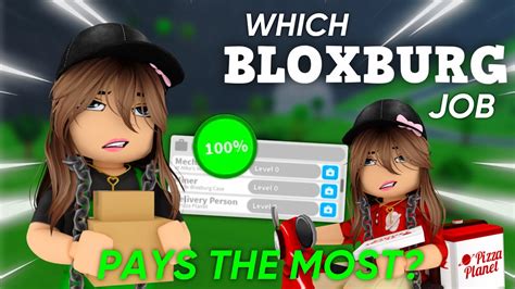 which job in bloxburg pays the most|More.